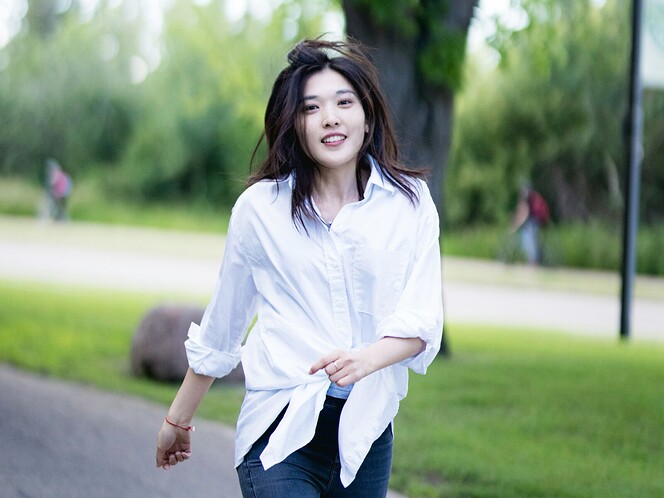 오버핏 코튼 셔츠